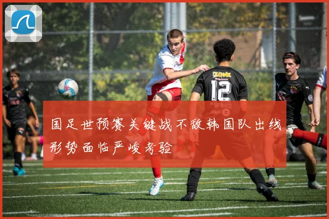 国足世预赛关键战不敌韩国队出线形势面临严峻考验